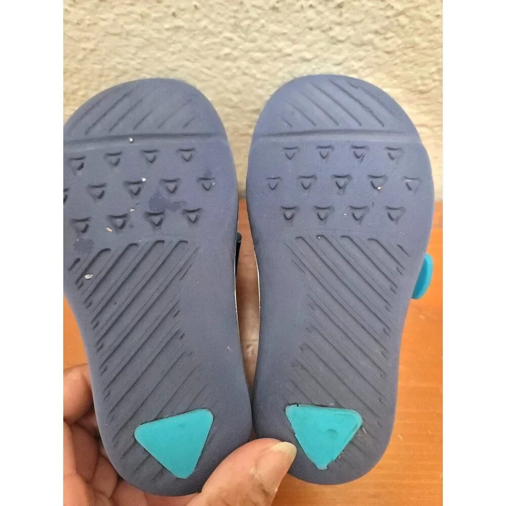 Plae Kids 8‎ Blue Water Fisherman Strap Breathable Holes Shoes